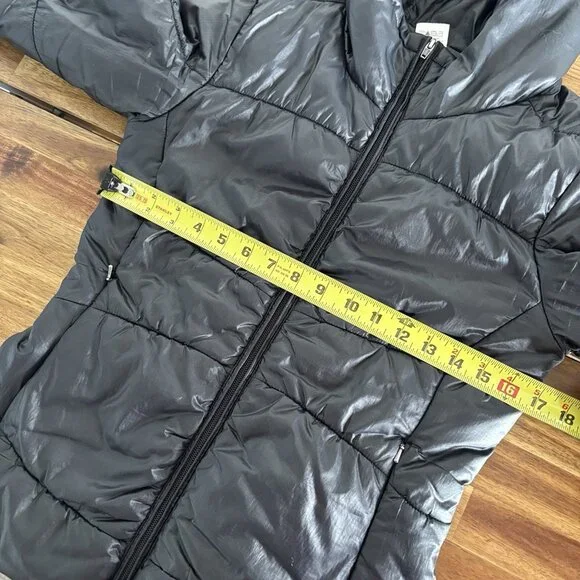 Patagonia Women Lidia Insulated Puffer Quilted Jacket Hooded Black Small Outdoor - Picture 12 of 16